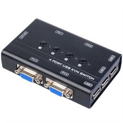 弗吉凱柏 cabos F014 kvm切換器 4口 usb 電腦主機切換器 切換鍵盤鼠標 顯示器共享器家電配件產品圖片1
