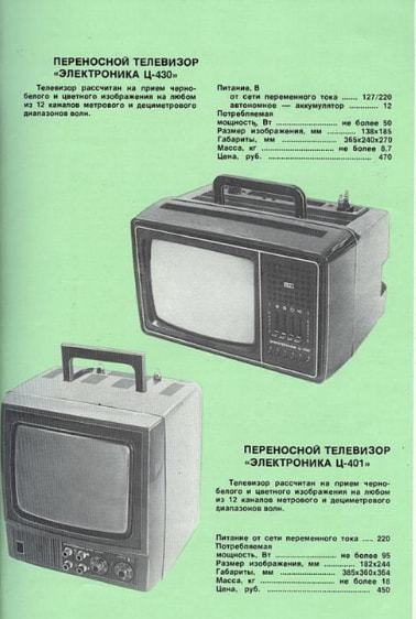 1981年蘇聯電子產品宣傳冊 顛覆傻大黑粗的傳統印象