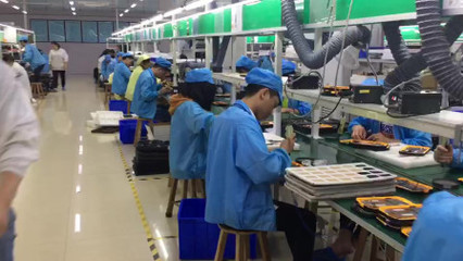 優尚豐三防手機平板工廠車間產線作業實拍視頻